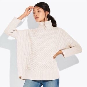 AYR Le Square Merino Wool Sweater
Cream - Size Medium